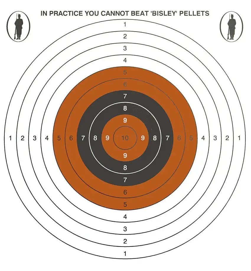 Bisley 17cm Single Targets Economy Grade 3 Paper Pack of 100