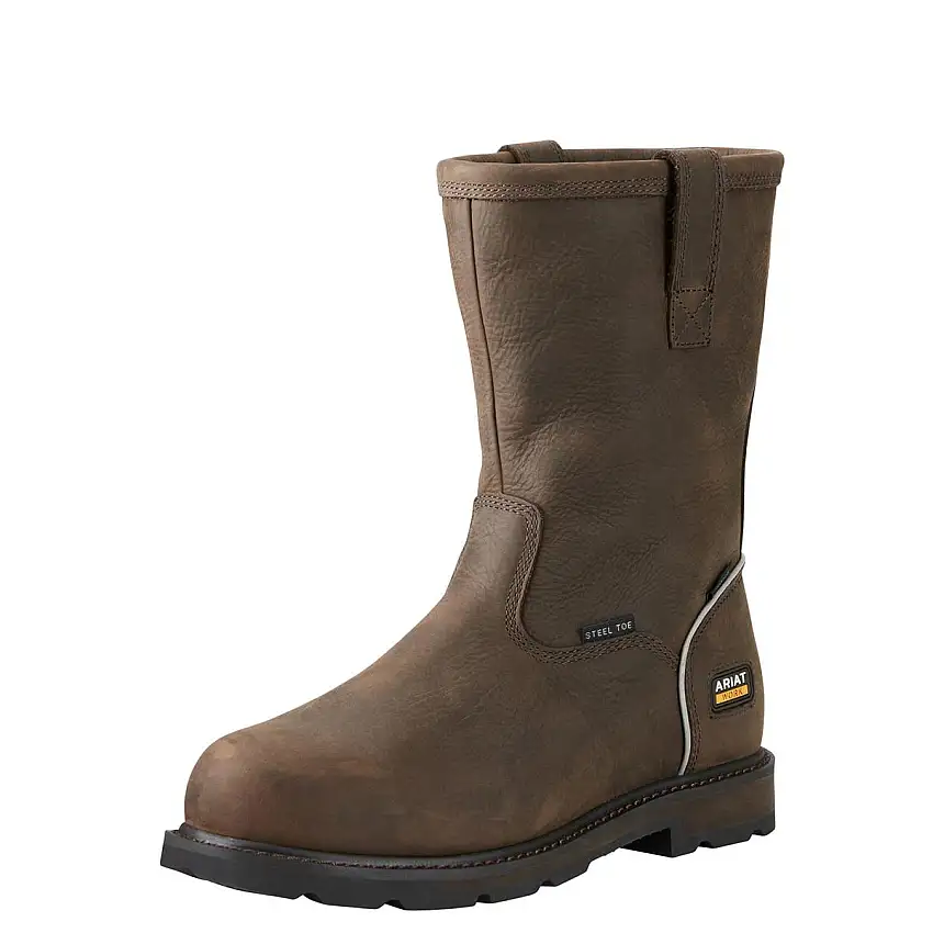 Ariat Groundbreaker Steel Toe Pull-On Waterproof Work Boot