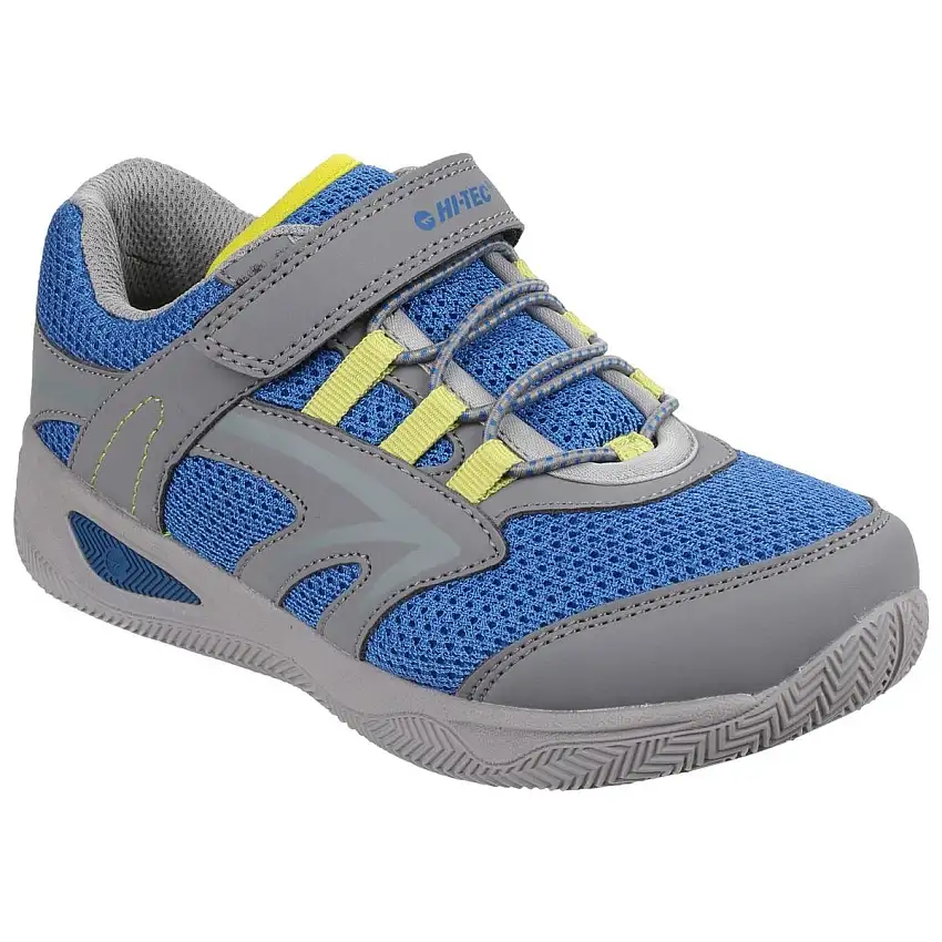 Hi-Tec Thunder Trainer Grey/ Colbalt/ Limoncello