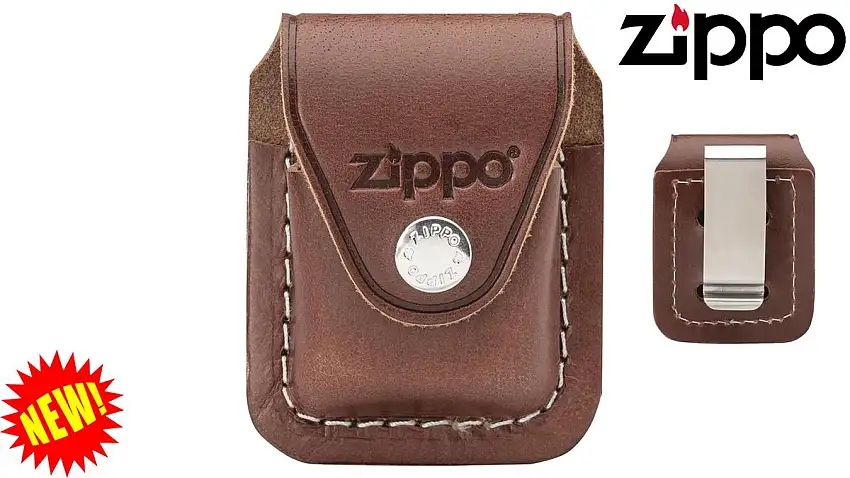 Bisley Zippo Lighter Brown Lighter Pouch with Clip
