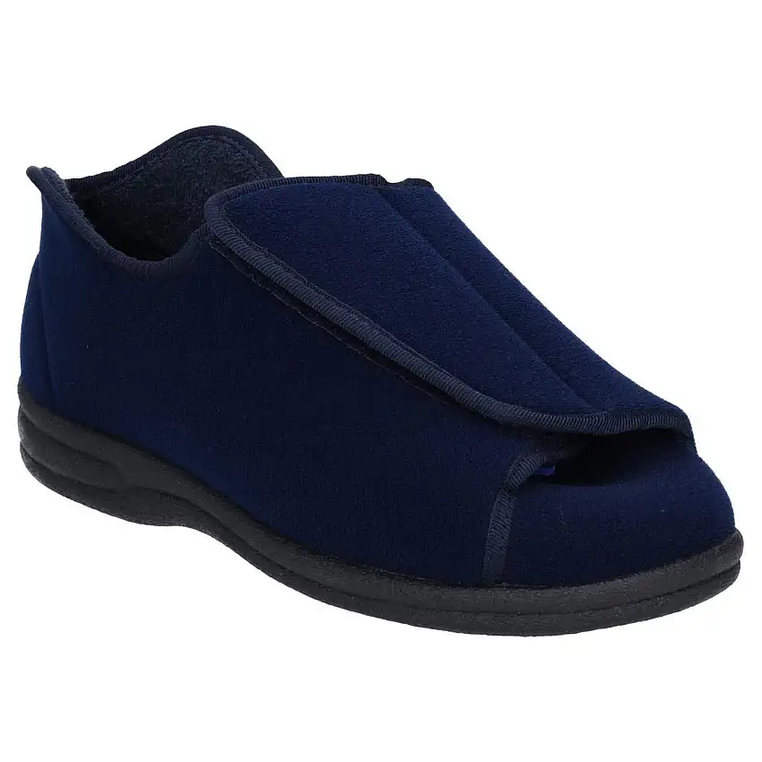 Mirak Fife Touch Fastening Slipper Navy