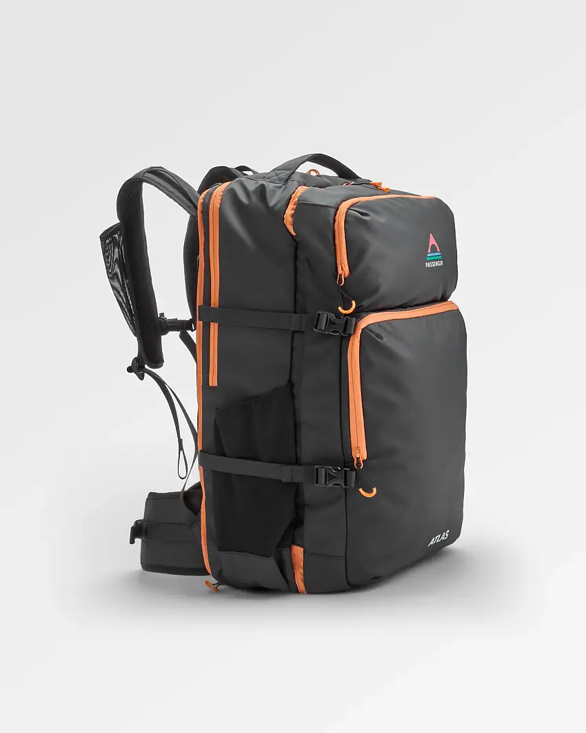 Atlas Recycled Backpack Duffel - Black