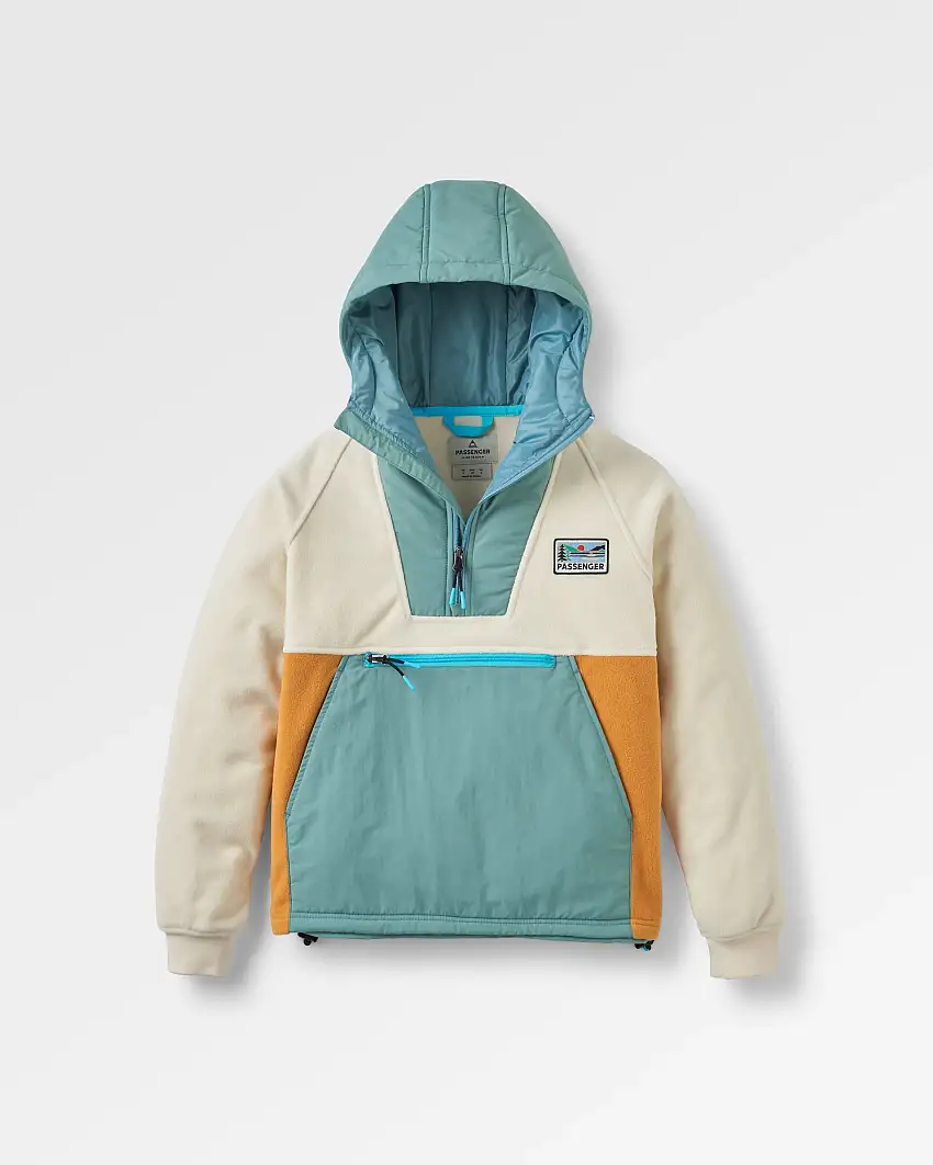 Alexander Recycled Hooded Polar Fleece - Birch