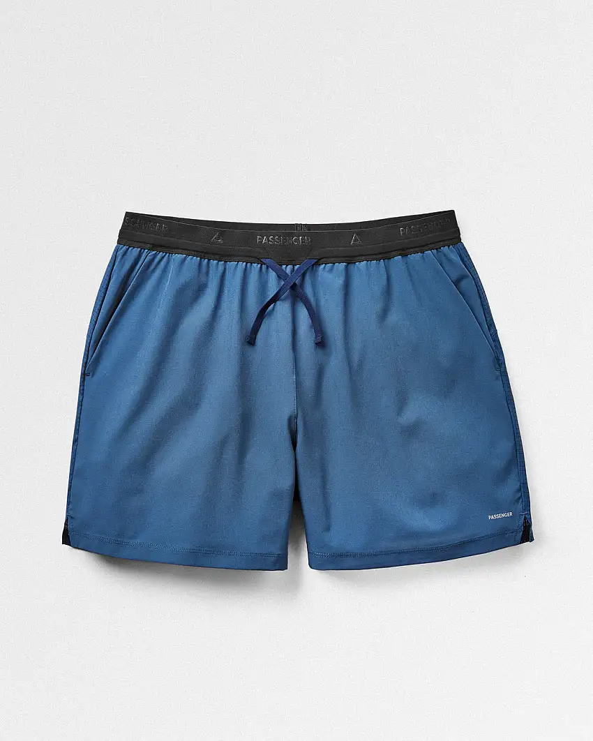 Descent Trail Recycled Shorts - Dark Denim