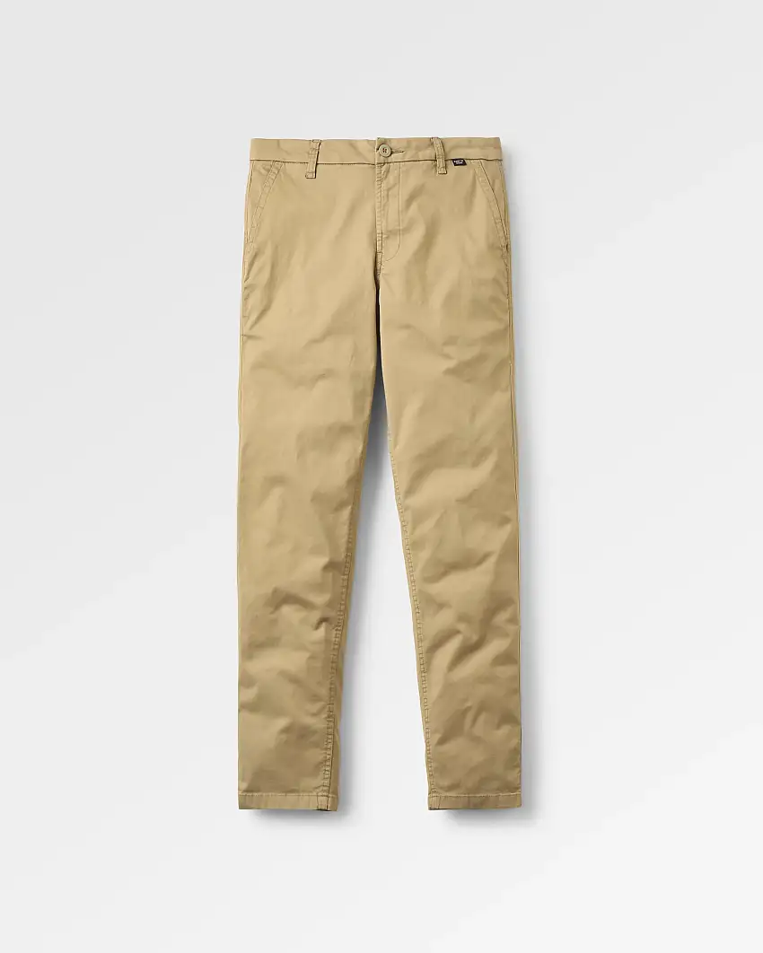 365 Light Organic Cotton Trouser - Faded Olive